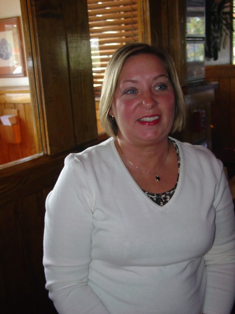 Beth greeting our guest's